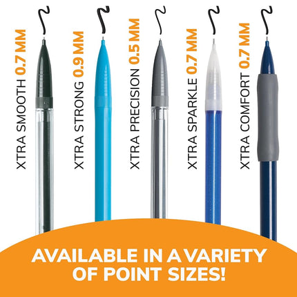 BIC Xtra-Life Mechanical Pencil, Clear Barrel, Medium Point (0.7mm), 12-Count, Black