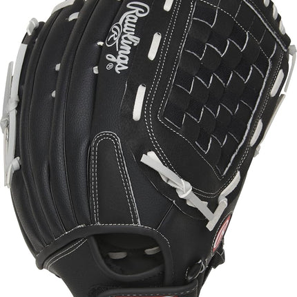 Rawlings | Guante de sóftbol de lanzamiento lento RSB | Lanzamiento con la mano derecha | 14" - Red en forma de cesta