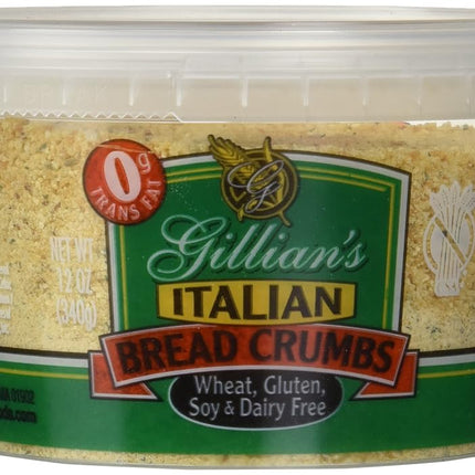 Gillian's Foods Gluten Free Italian Bread Crumbs -