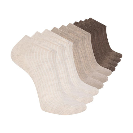 Skechers Men's 10 Pack Cushioned Low Cut Socks, Ir