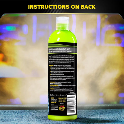 Meguiar's Hybrid Liquid Ceramic Wax, 473 ml | Advanced Paint Protection Sealant Designed for Smooth Application | Provides Strong Water Beading Performance | Enhances Surface Slickness