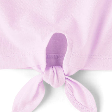 The Children's Place Girls' Sleeveless Tie Front Tank Top, Lilac Haze 3-Pack, XX-Large