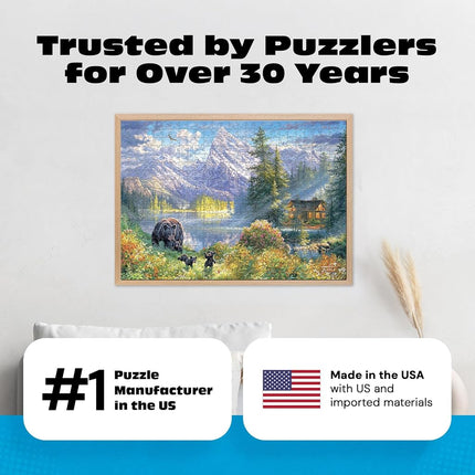 Buffalo Games - Mountain Morning - 500 Piece Jigsaw Puzzle for Adults