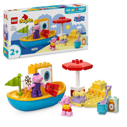 LEGO DUPLO Peppa Pig Boat Trip Toy, Early Developm