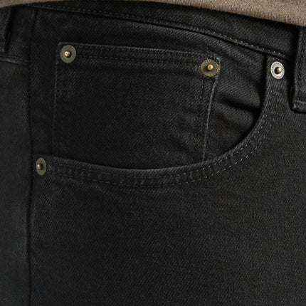 Wrangler Men's Free-to-Stretch Regular Fit Jean, Black, 34W x 30L