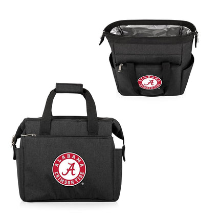 Picnic TIME NCAA Alabama Crimson Tide Nevera Bolsa de Almuerzo Portátil, Bolsa Térmica Blanda para Almuerzo, Bolsa de Almuerzo Aislada, (Negro)