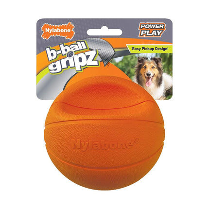 Nylabone Power Play Gripz Felt Basketball Rubber F