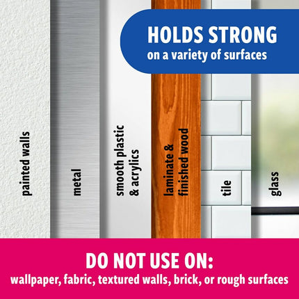 Command Mixed Hooks Pack, 9 Aloe Hooks and 13 Strips, Damage-Free Hanging with Adhesive, No Tools Great for Hanging Home and Room Decor,