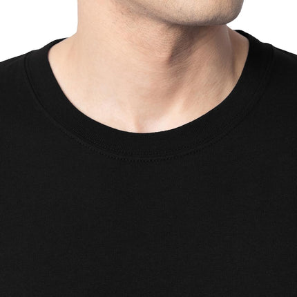Fruit of The Loom Mens Eversoft Cotton Long Sleeve T Shirts, Breathable & Moisture Wicking with Odor Control, Sizes S-4x, Long Sleeve - Black Ink, S