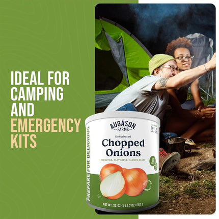 Augason Farms Dehydrated Chopped Onions #10 Can, 23 oz by Augason Farms