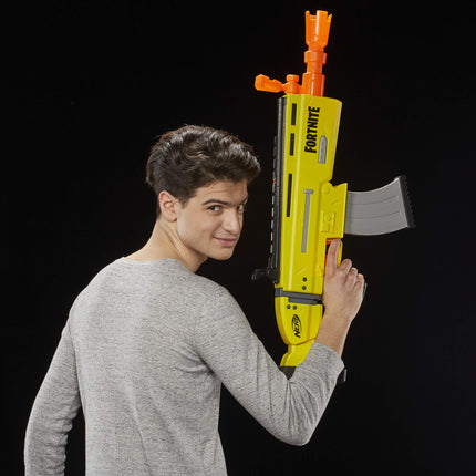 Nerf Pistolet Blaster - Fortnite Scar Légendaire - Garçons 12+ - Unisexe - Jaune - Thème Militaire [31 mars 2019] Hasbro