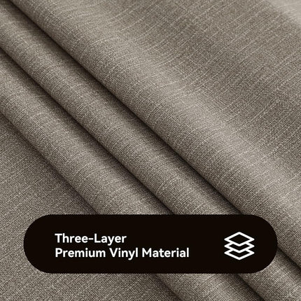 Romanstile Waterproof Vinyl Tablecloth Rectangle, 54 x 54 Inch, Light Grey