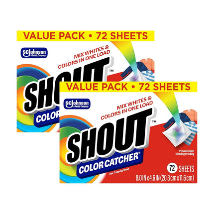 Shout Color Catcher 72 ct, 2 un