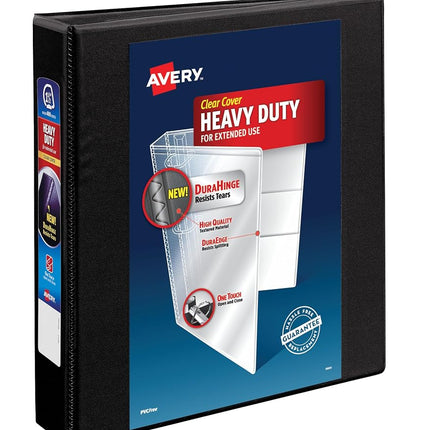 Avery Heavy Duty View 3 Ring Binder, 1.5" One Touc