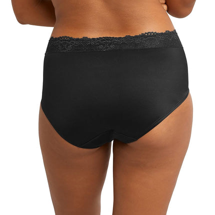Bali Women's Passion for Comfort Brief Panty - black - XXL
