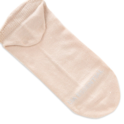 Calcetines tobilleros invisibles Under Armour Essential, paquete de 6, (239) Elite Beige/Elite Beige/Halo Gray, talla XL