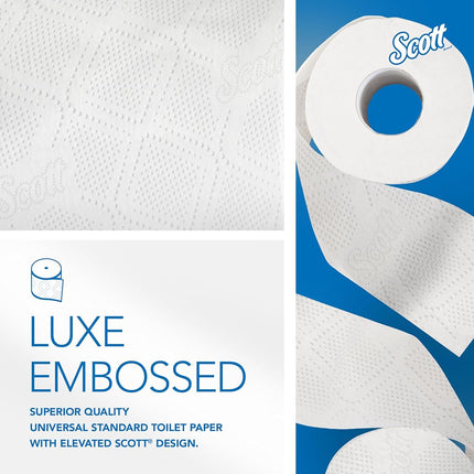 Scott® Professional Standard Roll Bathroom Tissue (04460), 2-Ply, White, (80 Rolls or Pack of 80)
