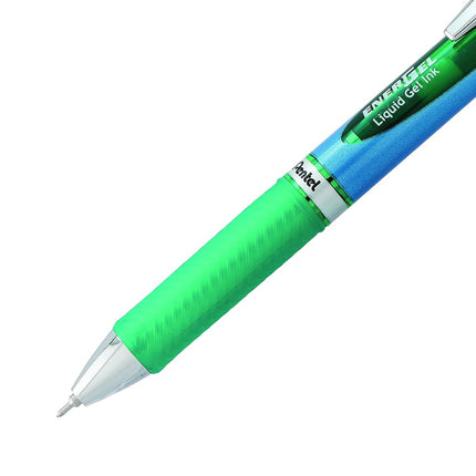 Pentel EnerGel Xm BLN75 0.5mm Green (Pack of 12)