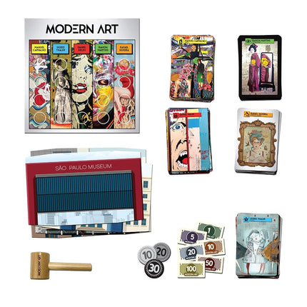 CMON | Modern Art | Board Game | Ages 14+ | 3-5 Players | 60 Minutes Playing Time