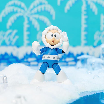 Jada Mega Man 6" Ice Man Action Figure, Toys for Kids and Adults, Blue