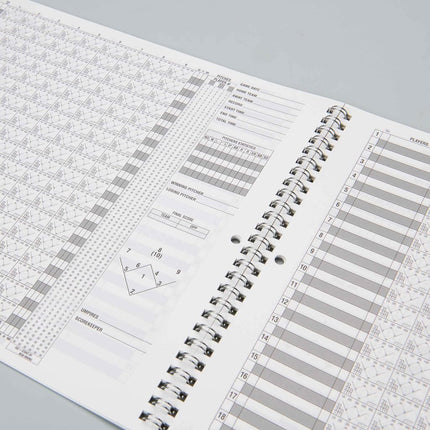 CHAMPRO Baseball Score Book (White), 52 pages