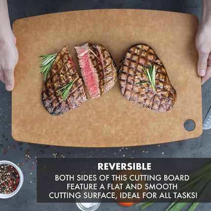 Dexas Natural Fiber Dishwasher Safe Composite Cutting Board, 14.3" x 11.2", 14.3 by 11.2 inches
