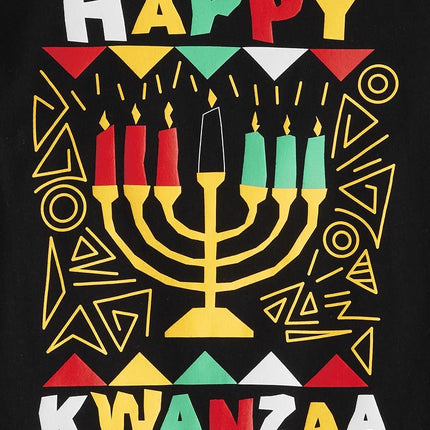 The Children's Place Baby and Toddler Long Sleeve Kwanza Graphic T-Shirt, Kwanza Tee, Small