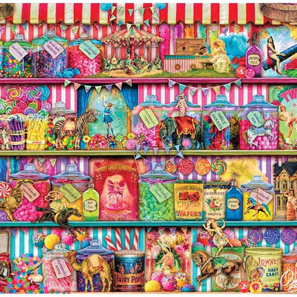 Buffalo Games - Aimee Stewart - Sweet Shoppe - Rompecabezas de 1000 Piezas para Adultos, Desafiante y Perfecto para Noches de Juegos - El Tamaño del Rompecabezas Terminado es de 26.75 x 19.75