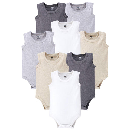 Hudson Baby Unisex Baby Cotton Sleeveless Bodysuit