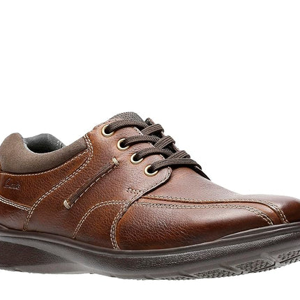 Clarks Men's Cotrell Walk Oxford, Brown Tobacco, 45.5 EU Larga