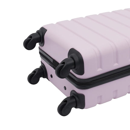 Bagage cabine à roulettes rigide Wrangler, Lilas, 20 pouces, Bagage cabine à roulettes rigide