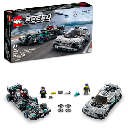 LEGO 76909 Mercedes-AMG F1 W12 E Performance & Mercedes-AMG Project One