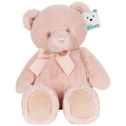 Baby GUND Mon premier ami Ours en peluche, rose, jouet en peluche animal ultra doux pour bébés et nouveau-nés