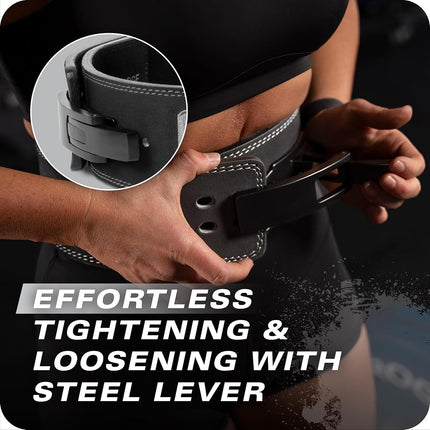 Harbinger 10 mm Thick Lever Belt, Black, Medium