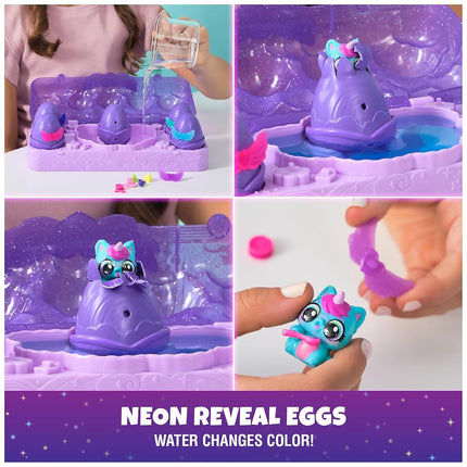 Hatchimals Alive, Neon Rainbow Egg Carton Toy with 5 Mini Figures in Colour Reveal Eggs and 11 Accessories, Kids’ Toys for Girls and Boys Aged 3 and up