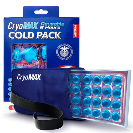 CryoMAX Cold Pack, 8 Hour Reusable Cold Therapy Ic