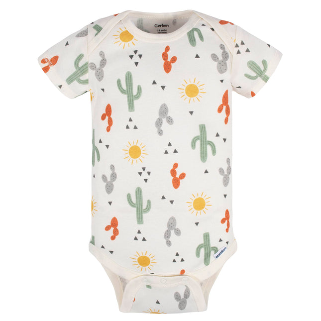 Gerber - Paquete de 5 bodysuits de manga corta para bebé niña, surtido, Southwest, Recién nacida