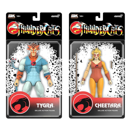SUPER7 Deluxe Thundercats Tygra - 7" Thundercats Action Figure with Accessory Classic Cartoon Collectibles and Retro Toys