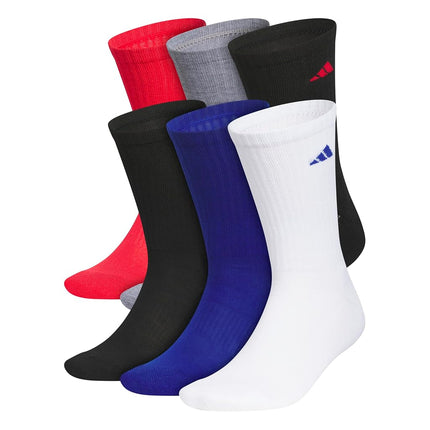 adidas Men's Select Basketball Socks, Pure Ruby Re