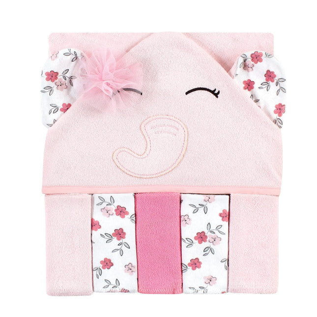 Hudson Baby Unisex Baby Hooded Towel and Five Wash