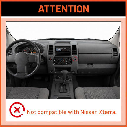 ECOTRIC Front Center Dash Console Instrument Panel Lid Bezel Dashboard Cover Gray Compatible with 2006-2016 Nissan Frontier Replacement for Part Number 68259-ZP16D