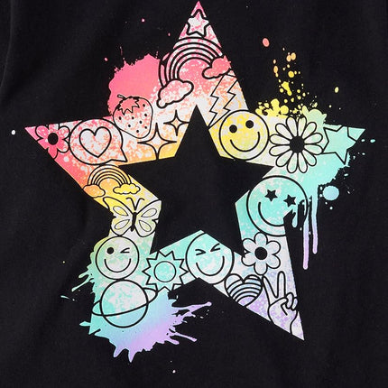 Camisetas gráficas de manga corta para niño de The Children's Place, modelo Gamer, multipacks, Star/Be Kind/Daisy, Grande