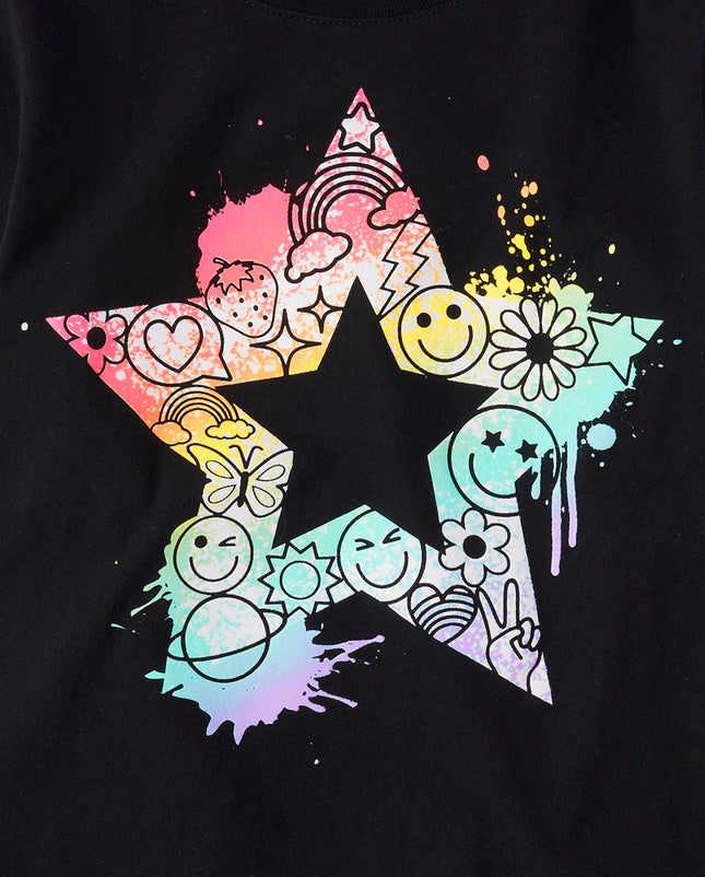 The Children's Place Boys' Gamer Short Sleeve Graphic T-Shirts,multipacks, Star/Be Kind/Daisy, Large