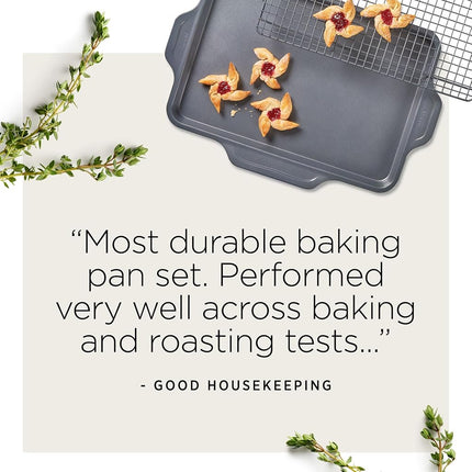 All-Clad Pro-Release Nonstick Bakeware Muffin Pan, 12 Cup, Gray