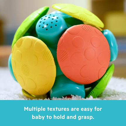 Bright Starts Wobble Bobble Activity Ball Toy, Ages 3 Months+