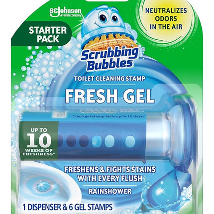 Scrubbing Bubbles Gel Nettoyant pour Toilettes, Douche de Pluie, 1,34 once