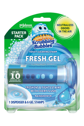 Scrubbing Bubbles Toilet Cleaning Gel, Rain Shower