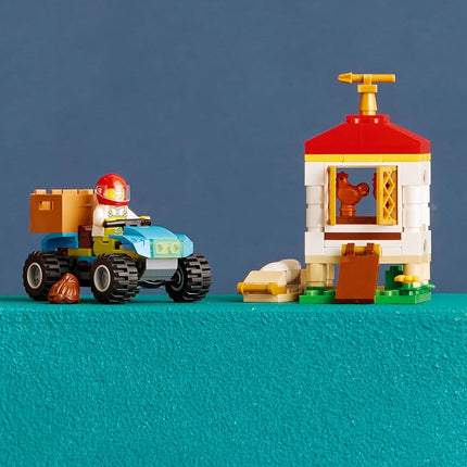 LEGO City Gallinero de Gallinas 60344 Juego de Construcción de Granja para Niños y Niñas de 5+ Años (101 Piezas)
