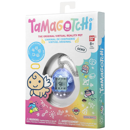 Tamagotchi Original Angel Tiara (P3) - Digital Pet with Angel Shell Design and Three-Dimensional Wings