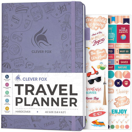 Clever Fox Travel Journal – Vacation Planner with 
